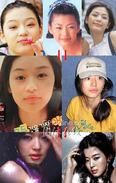 19位韩国女星整形前后大曝光
