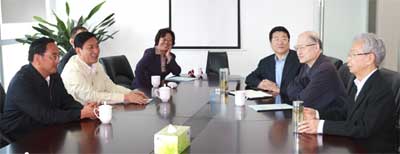 中国医药卫生事业发展基金会王彦峰理事长会见青海省黄南州委书记李选生一行