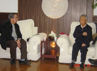 闫明复等兄弟组织领导莅临中国医药卫生事业发展基金会交流工作情况
