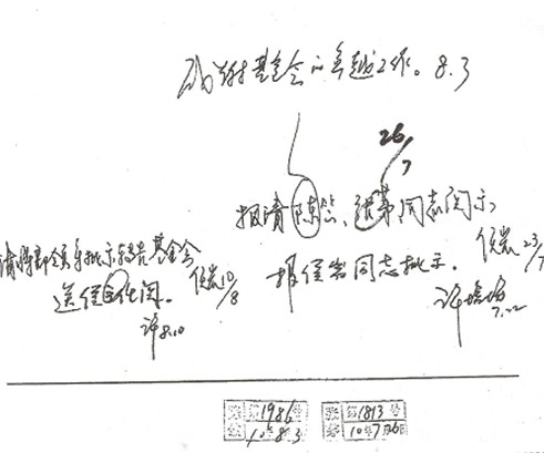 卫生部领导对基金会工作给予批示