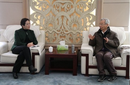 王彦峰理事长会见大连市委常委、副市长曹爱华一行